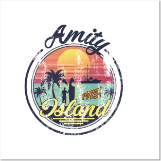 Amity Island Tourist (Distressed) Posters and Art